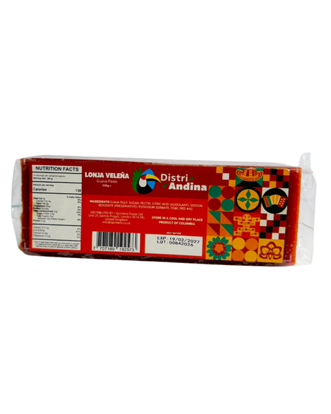 DistriAndina Lonja de Guayaba (24 x 500g)