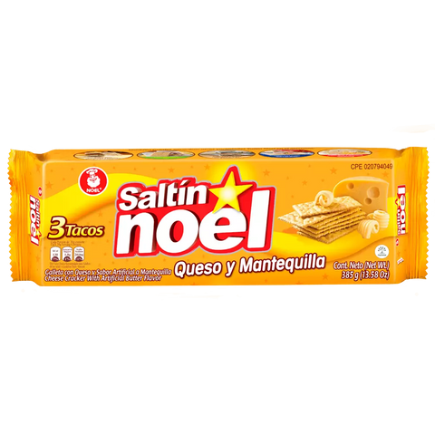 Noel Saltin Queso y Mantequilla Crackers (12 x 385g)