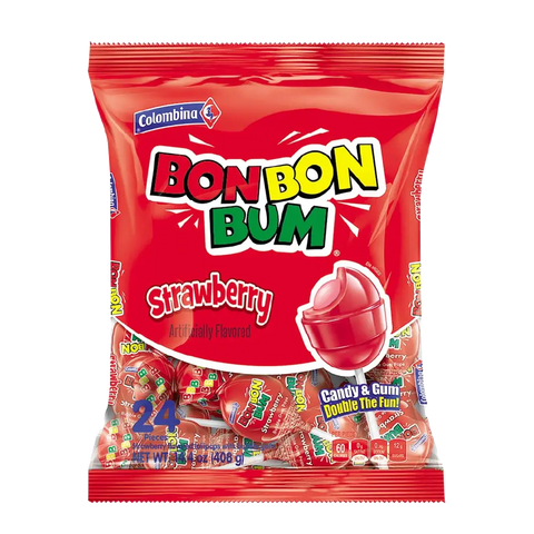 Bon Bon Bum Strawberry (15 x 408g)