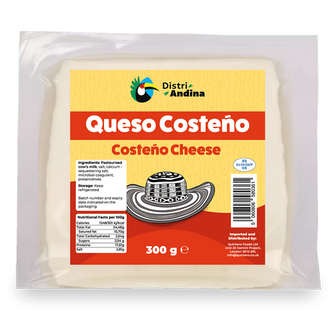 Queso Costeño Cheese (30 x 300g)